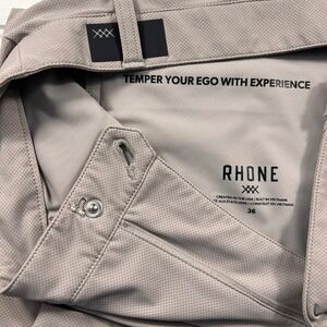 Rhone Commuter Pants Mens 36 Gray Performance Stretch Trousers 101755
